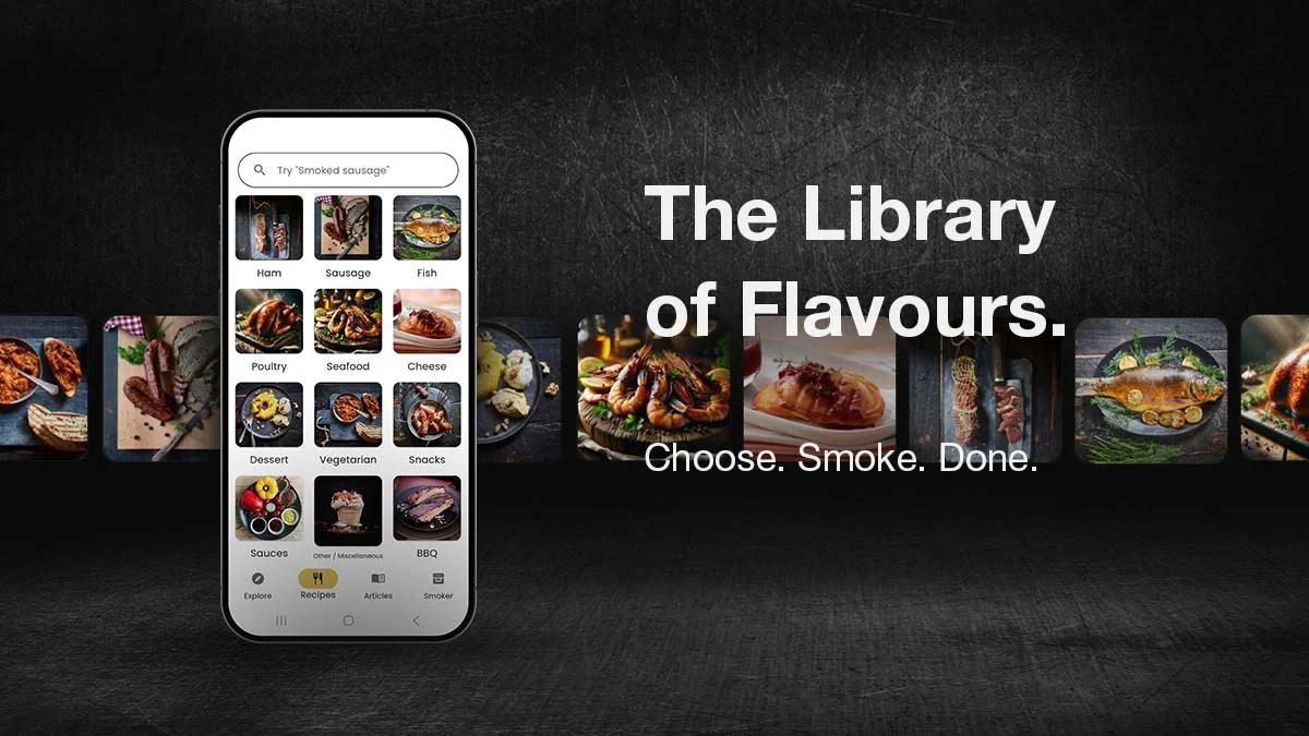 Borcook app library of flavours